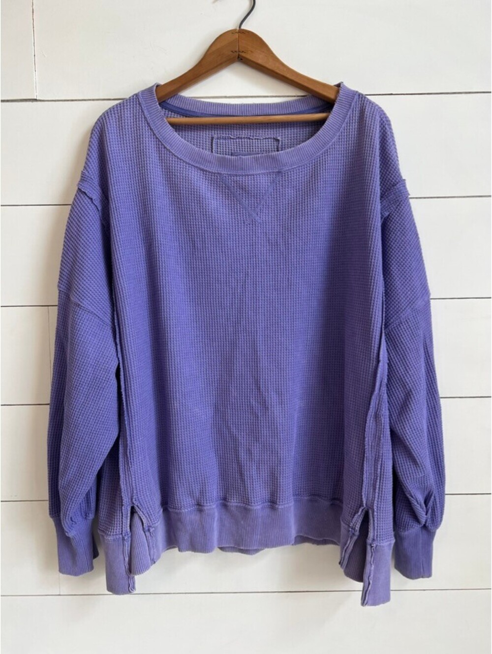 American Eagle Oversized Thermal Women's Size M Boho Lagenlook Beachy Summer